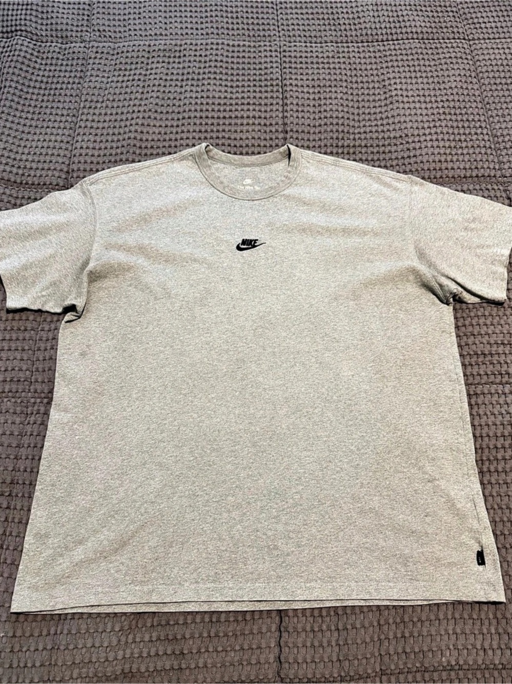 Nike Tee T-Shirt Heavyweight Men’s XL Loose Fit Gray Short Sleeve Crew